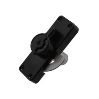 日中製作所 ヒナカ R2751 シリンダー鎌錠 大 ブラック 1個（直送品）