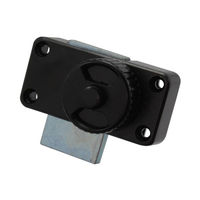 日中製作所 ヒナカ R2651 シリンダー面付本締錠 大 ブラック 1個（直送品）