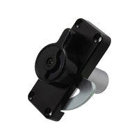 日中製作所 ヒナカ R2752 シリンダー鎌錠 小 ブラック 1個（直送品）