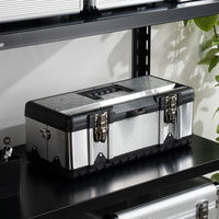 JEJアステージSUSツールボックス STB-470 シルバー1個