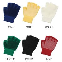 おたふく手袋 オタフク G-878 スベリ止付5本指出手袋 レッド 1双