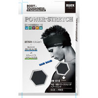 おたふく手袋 オタフク JW-610 黒 ストレッチ ヘアーバンド 1本（直送品）