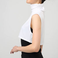 おたふく手袋 オタフク UV-2899 UVネックカバー 付け襟 ホワイト　1枚（直送品）