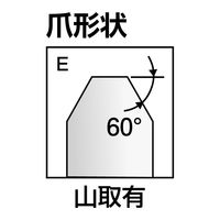 ジーネット GIGA ギガ・セレクション 生爪 ソール用 MSEー7ーH60 MSE7-60 1組（直送品）