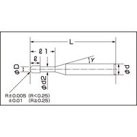 ジーネット GIGA ギガ・セレクション ボールエンドミル BFUR230ー0.4RX2.4X8 1セット(3本)（直送品）