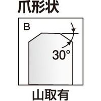 ジーネット GIGA ギガ・セレクション 生爪 日鋼用 HFー6ーH60 HF6-60 1セット(2組)（直送品）