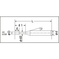 ジーネット GIGA ギガ・セレクション 超硬 エンドミル SFUR230ー1.5X4.5X38 1セット(2本)（直送品）