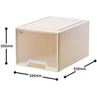 サンコープラスチック Think クローゼット 衣装ケース 補強枠付 D SB(セット販売：3個) 4547883512634（直送品）