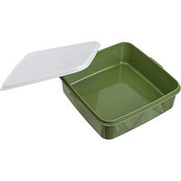 サンコープラスチック リオパック L型 3段 アースグリーン(セット販売:5個) 4973230116970 1セット(5個)（直送品）