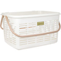 サンコープラスチック リオバスケット No.8 アースベージュ(セット販売:5個) 4973230117182 1セット(5個)（直送品）