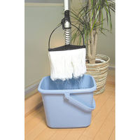 サンコープラスチック ニュータフバケツ 角型 17L ストーンブルー 4547883505117 1セット(1個×10)
