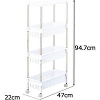 サンコープラスチック TSW-31 ルーチェワゴン オフホワイト(セット販売:3個) 4973230404695 1セット(3個)（直送品）