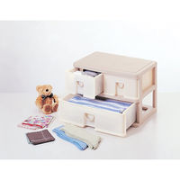 サンコープラスチック C-102 エルピス 引出ケース ホワイト(セット販売:5個) 4973230405722 1セット(5個)（直送品）