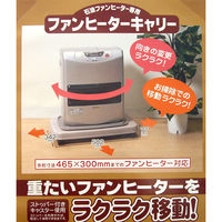 サンコープラスチック ファンヒーターキャリー シルバー(セット販売:5個) 4973230425096 1セット(5個)（直送品）
