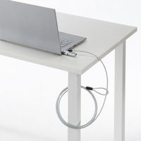 サンワサプライ スロット標準＆nano対応セキュリティワイヤー（ダイヤル錠） SL-92 1個（直送品）