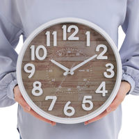 ノア精密 MAG 掛時計 クレープ ブラウン W-760 BR-Z 1個（直送品）