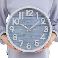 ノア精密 MAG 掛時計 クレープ ブルー W-760 BU-Z 1個（直送品）