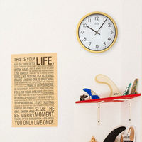 ノア精密 MAG 電波掛時計 トルテ ナチュラル W-768 N-Z 1個（直送品）