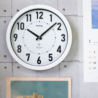 ノア精密 MAG 電波掛時計 ケレス ホワイト W-763 WH-Z 1個（直送品）