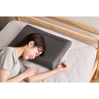 アイリスオーヤマ 枕 日本製 まくら 高反発 50×35cm 厚さ7cm 寝具 介護 ホテル 高反発ウレタン枕 コンパクト 杢グレー 1個