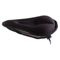 YAMAZEN らくらくサドルカバー ハイブリッド4層構造でお尻をサポート 優しい乗り心地 YZ-SDC-BK 1個（直送品）