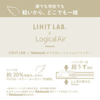 リヒトラブ プリントルーズバインダー N3121-8 5冊（直送品）