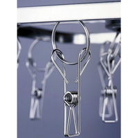 下村企販 ステンレスハンガー 洗濯ハンガー NEWからみにくいステンレスハンガー 24ピンチ 258022 1個（直送品）