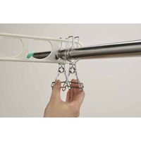 下村企販 竿止め 竿外れ防止 ダブルピンチ 2個組 ステンレス竿ピンチ 258378 1個（直送品）