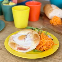 ダルトン プレート 20cm M&B プラスチック バンブーファイバー イエロー 328887 1個（直送品）