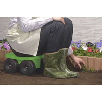 下村企販 ガーデニング用品 腰掛け 台車 フィールドカート クローバー 331074 1個（直送品）