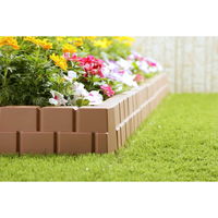 下村企販 ガーデニング用品 花壇 仕切り ガーデンエッジ レンガ調 12個組 331075 1個（直送品）