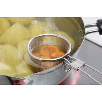下村企販 ザル Mamacook ママクック ちょこっとゆでザル ステンレス製 日本製 330581 1個（直送品）
