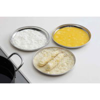 下村企販 トレー 下ごしらえ丸型トレー 3枚組 ステンレス製 日本製 347954 1個（直送品）