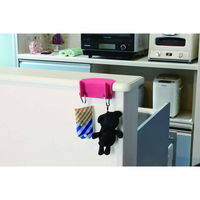 パール金属 キッチンラック ぺタッとポケット ボトル水切り 2フック ピンク 387702 1個（直送品）