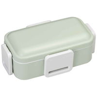 スケーター 弁当箱 2段 600ml 抗菌 ふわっと くすみカラー グリーン 394812 1個（直送品）