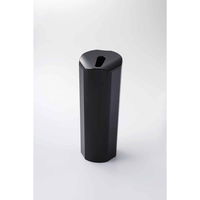 タカラ産業 ティッシュケース ティシューホルダー 筒形 ブラック 395375 1個（直送品）