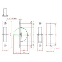 ジョー・プリンス竹下 Hー18ーSUSー1 ステンレス回転取手 大 1040182301 1セット(20個)（直送品）