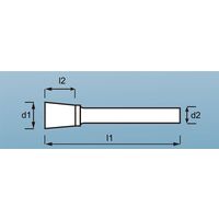三研空機 HARDY 超硬ロータリーバー TCN 101006 C3 EC 1個（直送品）