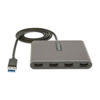 HDMI変換アダプタ USB-A [オス] - HDMI[メス]×4 コンバーター USB3.0 USB32HD4