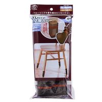 旭電機化成 ズレにくい脚カバー4脚用 ブラウン 16個入 AIC-04BR 1セット(32個:16個×2パック)（直送品）