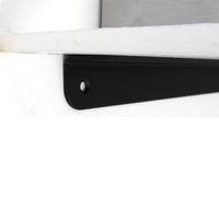 山口安製作所 カラーロングアングル 黒 25X25X400mm S-120 1セット(2本)（直送品）