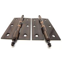 和気産業 ノーブル丁番 BHー382 76MM ドウフルビ 1セット(4個:2個×2セット)（直送品）