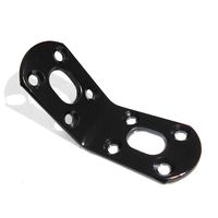 和気産業 取付用 補助金具ステイ BSー505 NO5 黒 BS-505 1セット(2個)（直送品）