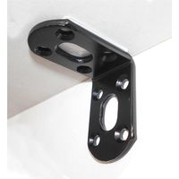 和気産業 取付用 補助金具ステイ BSー522 NO22 黒 BS-522 1セット(2個)（直送品）