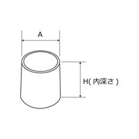 和気産業 パイプキャップ GTー049 13MM ブラック GT-049 1セット(12個:4個×3パック)（直送品）