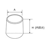 和気産業 パイプキャップ GTー061 10MM ブラウン GT-061 1セット(12個:4個×3パック)（直送品）