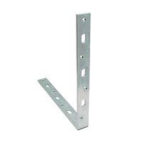 山口安製作所 長穴ワイド隅金 Yー036 300MM ユニクロ 1セット(2個)（直送品）