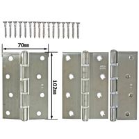 和気産業 厚口ステンレス丁番 102mm VE-051 1個(2枚)（直送品）