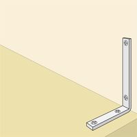 和気産業 ステンバレット棚受 BKー123 75mm×120mm 1セット(3個)（直送品）