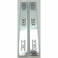 和気産業 スライドレール 46mm太幅 300mm 2本 WS4630 1セット(4本:2本×2セット)（直送品）